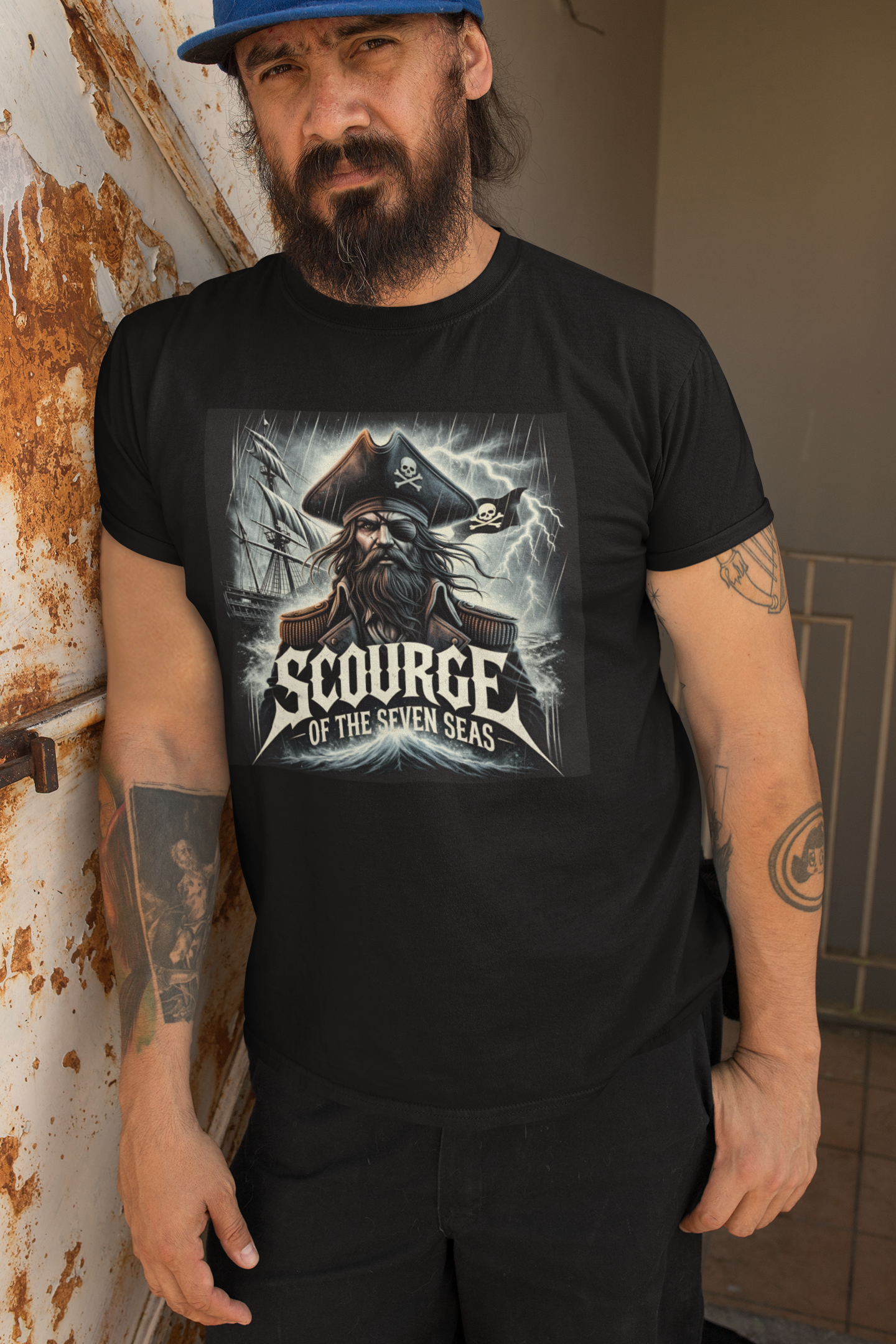 Pirate Metal "Scourge of the Seven Seas" T-Shirt